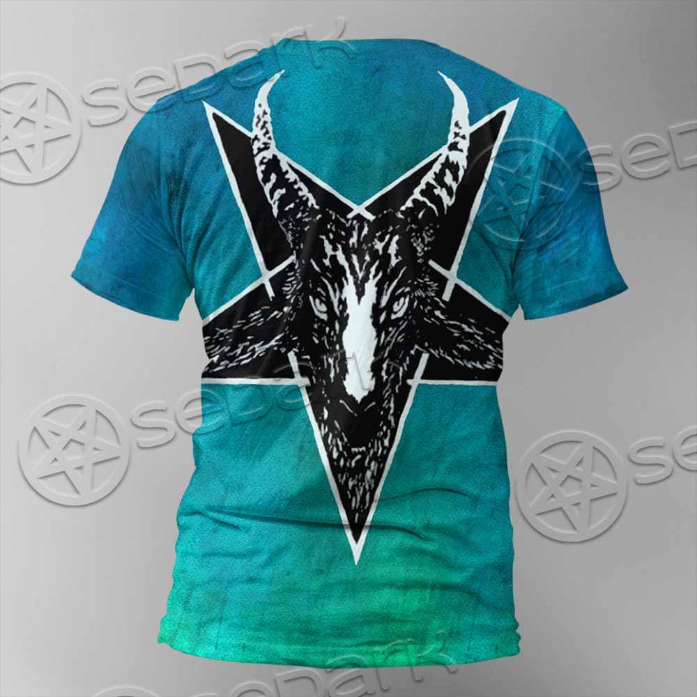 Gradiant Baphomet Mint SED-0757 Unisex T-shirt