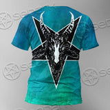 Gradiant Baphomet Mint SED-0757 Unisex T-shirt