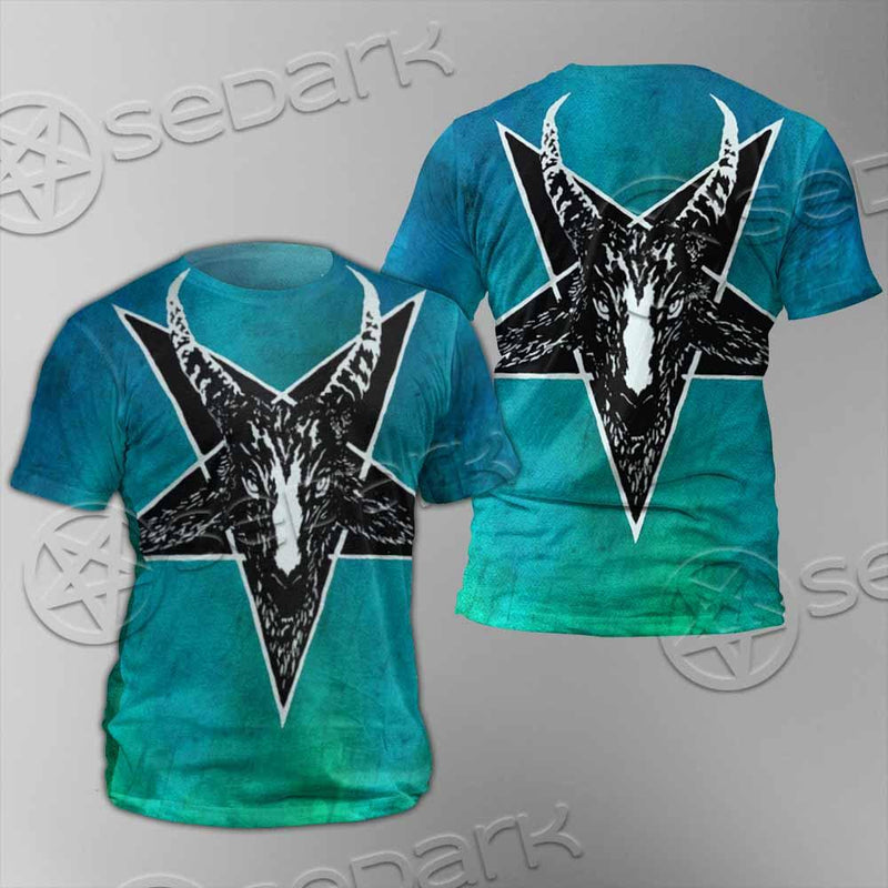 Gradiant Baphomet Mint SED-0757 Unisex T-shirt