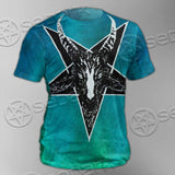 Gradiant Baphomet Mint SED-0757 Unisex T-shirt