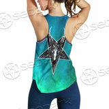 Gradiant Baphomet Mint SED-0757 Women Tank Top