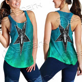 Gradiant Baphomet Mint SED-0757 Women Tank Top