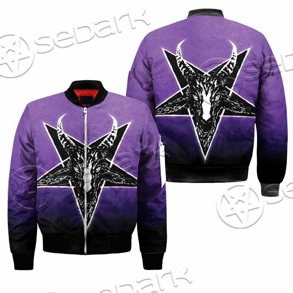 Gradiant Baphomet Purple SED-0759 Jacket