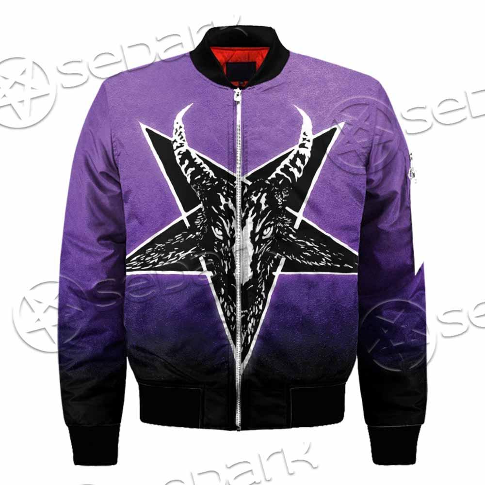 Gradiant Baphomet Purple SED-0759 Jacket