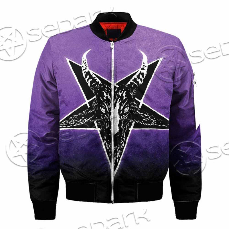 Gradiant Baphomet Purple SED-0759 Jacket