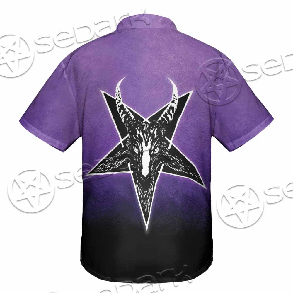 Gradiant Baphomet Purple SED-0759 Shirt Allover