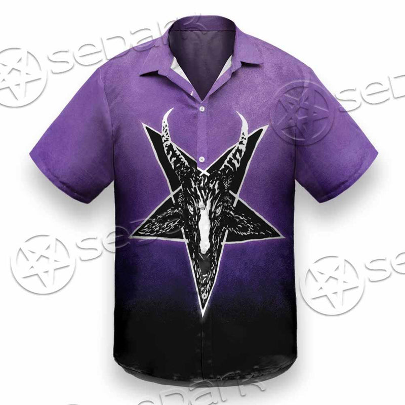 Gradiant Baphomet Purple SED-0759 Shirt Allover