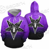 Gradiant Baphomet Purple SED-0759 Hoodie & Zip Hoodie