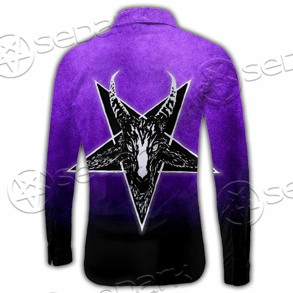 Gradiant Baphomet Purple SED-0759 Shirt Allover