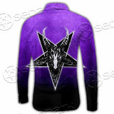 Gradiant Baphomet Purple SED-0759 Shirt Allover