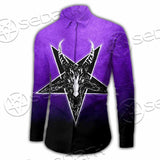 Gradiant Baphomet Purple SED-0759 Shirt Allover