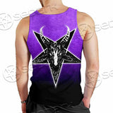 Gradiant Baphomet Purple SED-0759 Men Tank-tops