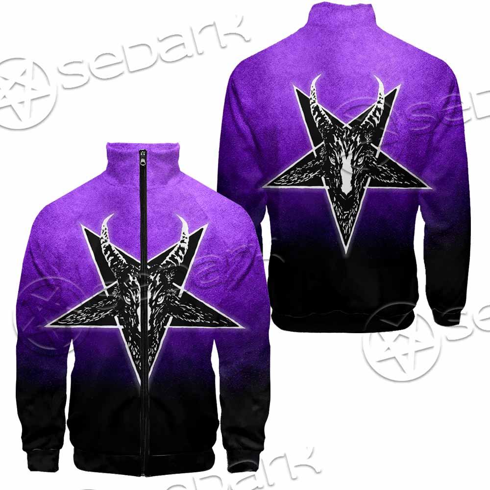Gradiant Baphomet Purple SED-0759 Jacket