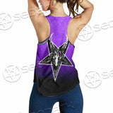 Gradiant Baphomet Purple SED-0759 Women Tank Top