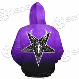 Gradiant Baphomet Purple SED-0759 Hoodie & Zip Hoodie