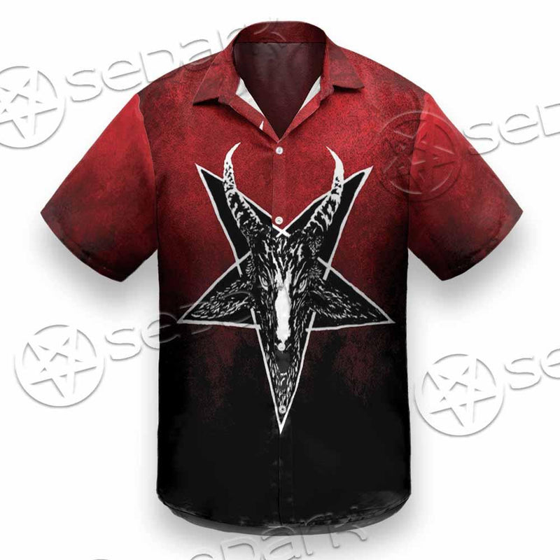 Gradiant Baphomet Red SED-0760 Shirt Allover