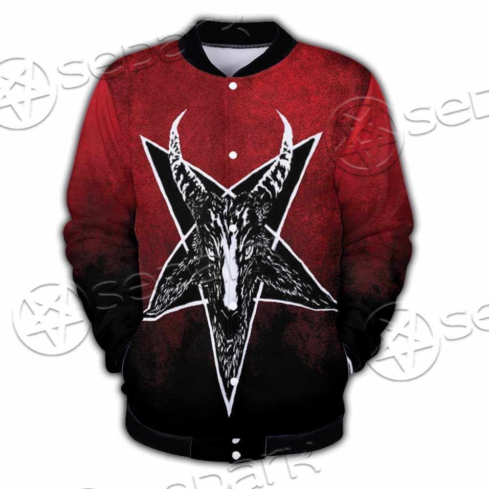 Gradiant Baphomet Red SED-0760 Button Jacket