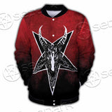 Gradiant Baphomet Red SED-0760 Button Jacket