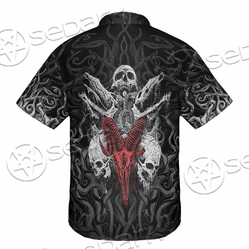 Skull Goat Head SED-0770 Shirt Allover