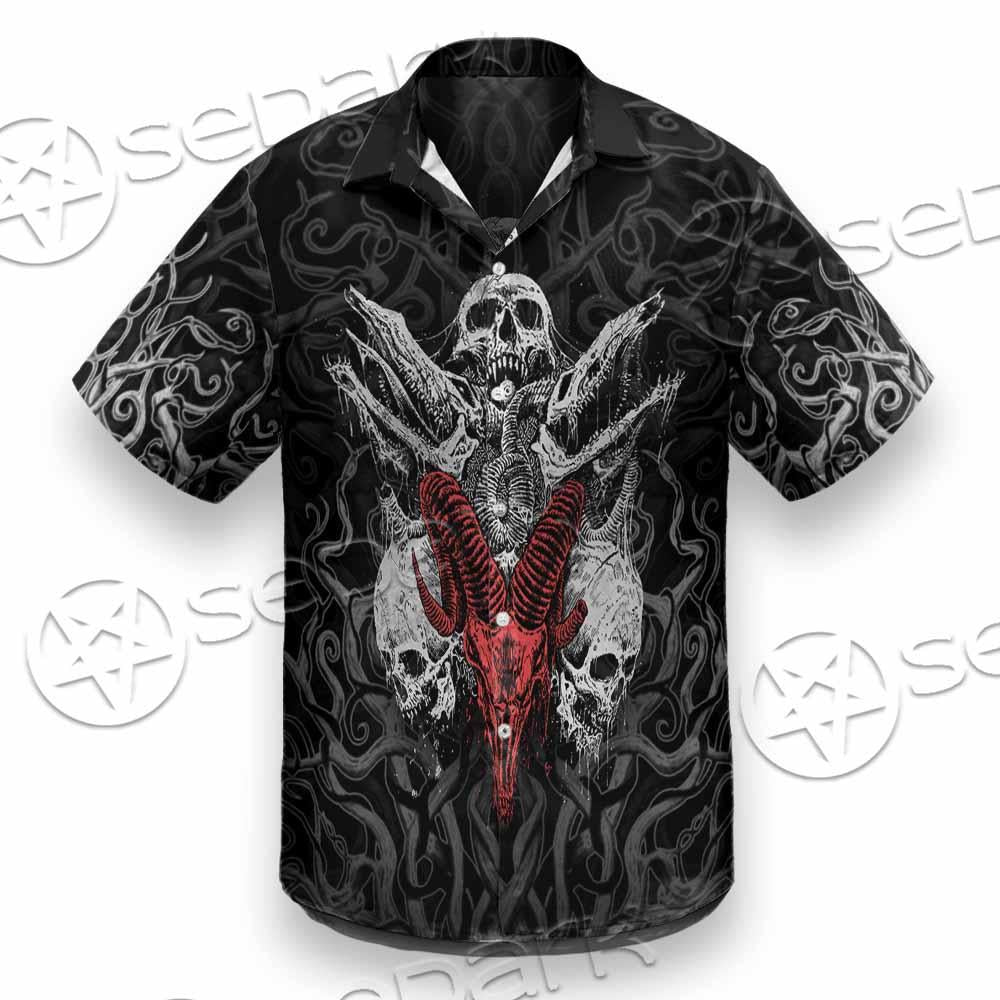 Skull Goat Head SED-0770 Shirt Allover