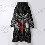 Skull Goat Head SED-0770 Oversized Sherpa Blanket Hoodie