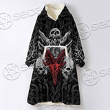 Skull Goat Head SED-0770 Oversized Sherpa Blanket Hoodie