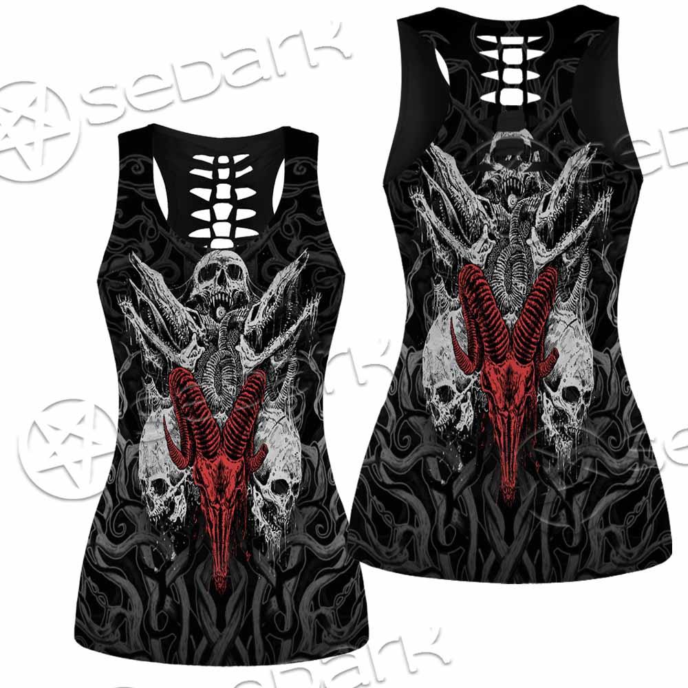 Skull Goat Head SED-0770 Women Tank Top