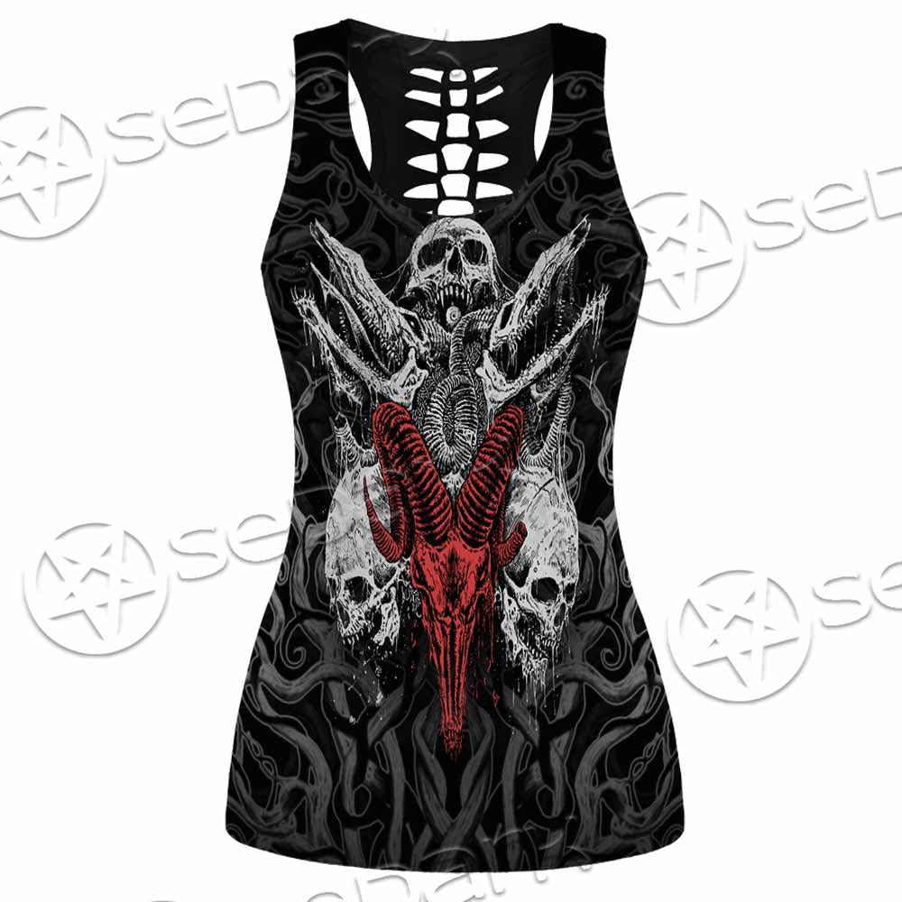 Skull Goat Head SED-0770 Women Tank Top