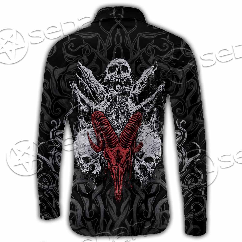 Skull Goat Head SED-0770 Shirt Allover
