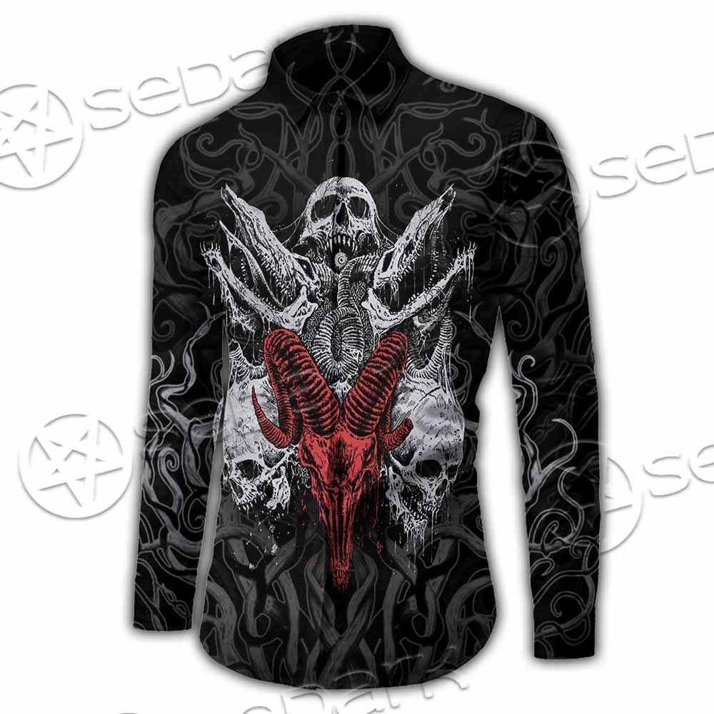 Skull Goat Head SED-0770 Shirt Allover