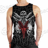 Skull Goat Head SED-0770 Men Tank-tops