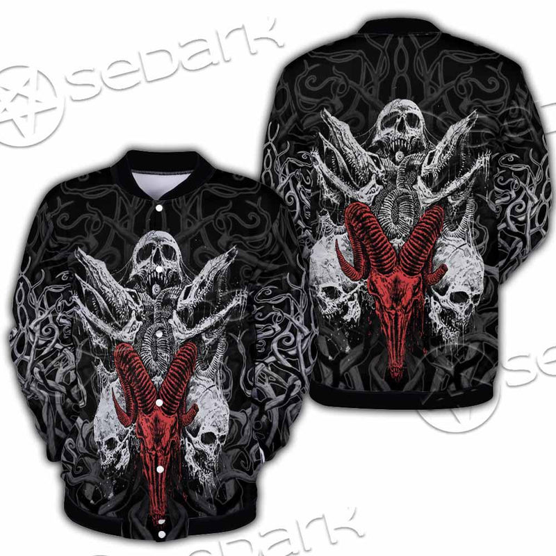 Skull Goat Head SED-0770 Button Jacket
