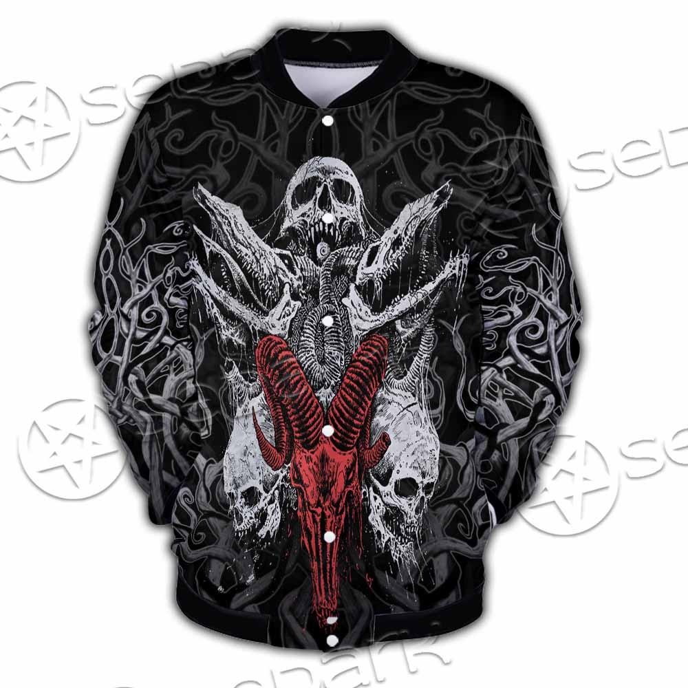 Skull Goat Head SED-0770 Button Jacket