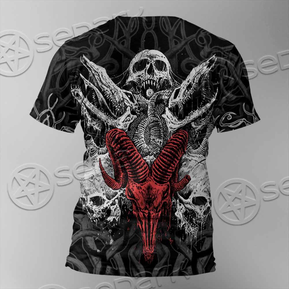 Skull Goat Head SED-0770 Unisex T-shirt
