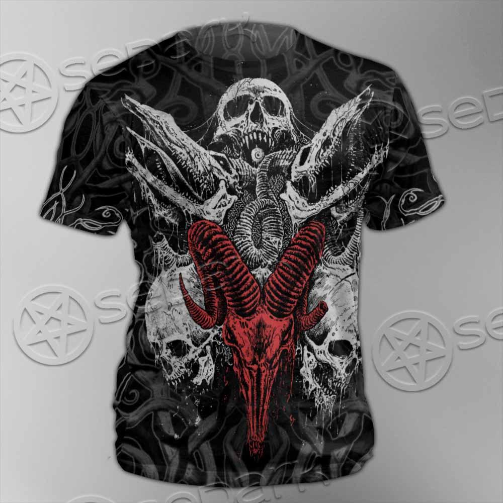 Skull Goat Head SED-0770 Unisex T-shirt