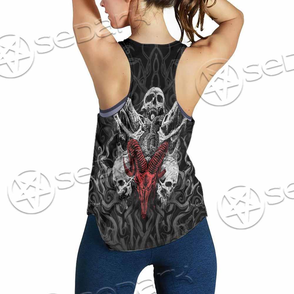 Skull Goat Head SED-0770 Women Tank Top