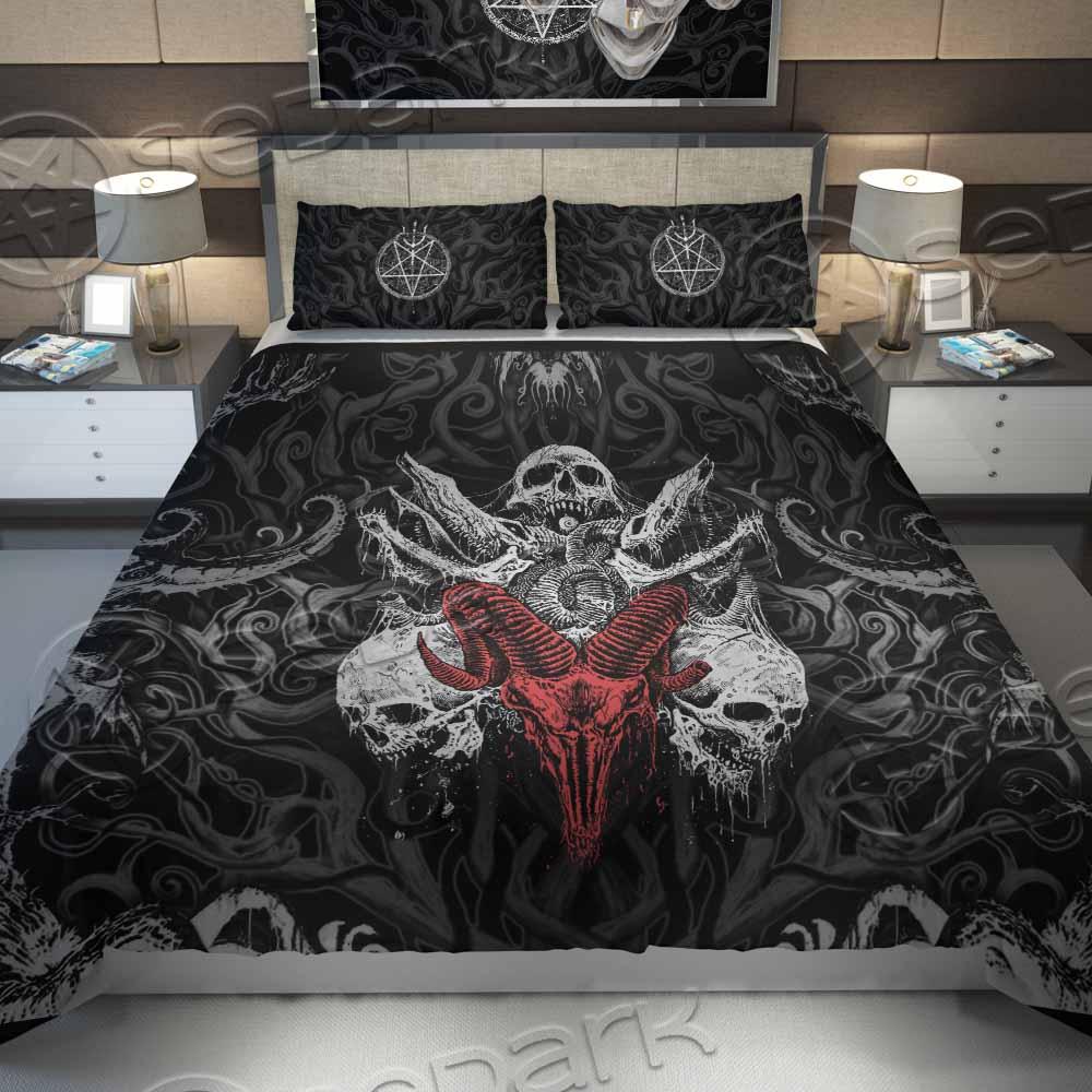 Skull Goat Head SED-0771 Bed set