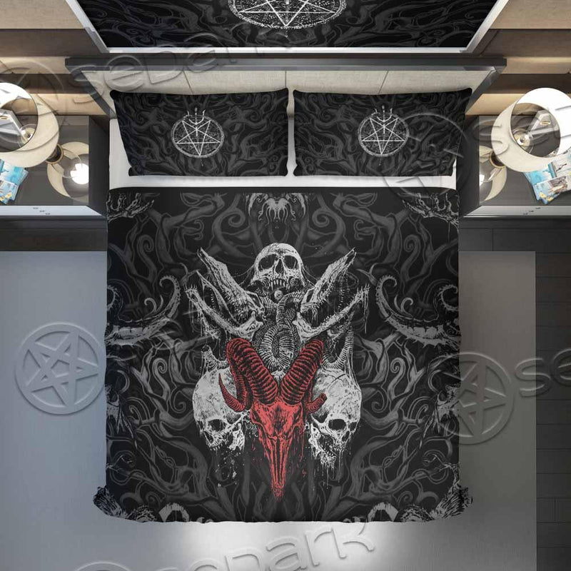 Skull Goat Head SED-0771 Bed set