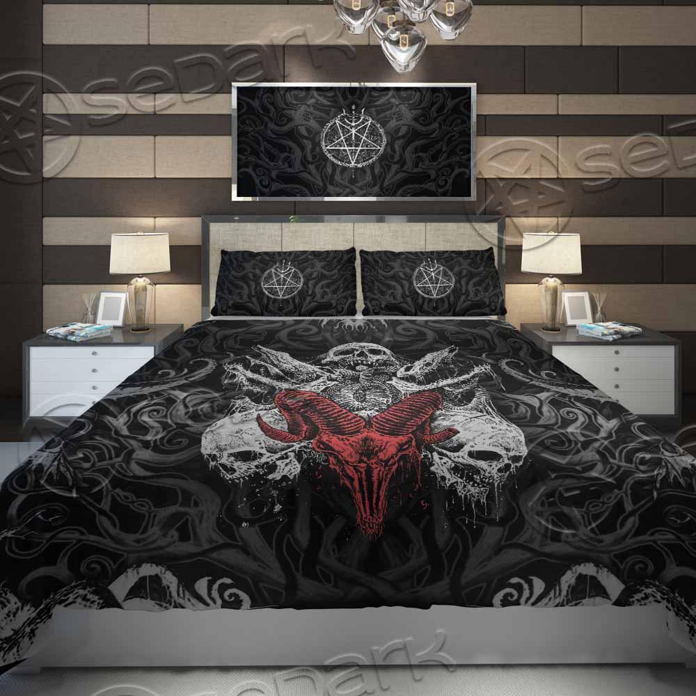 Skull Goat Head SED-0771 Bed set