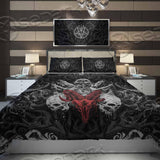 Skull Goat Head SED-0771 Bed set