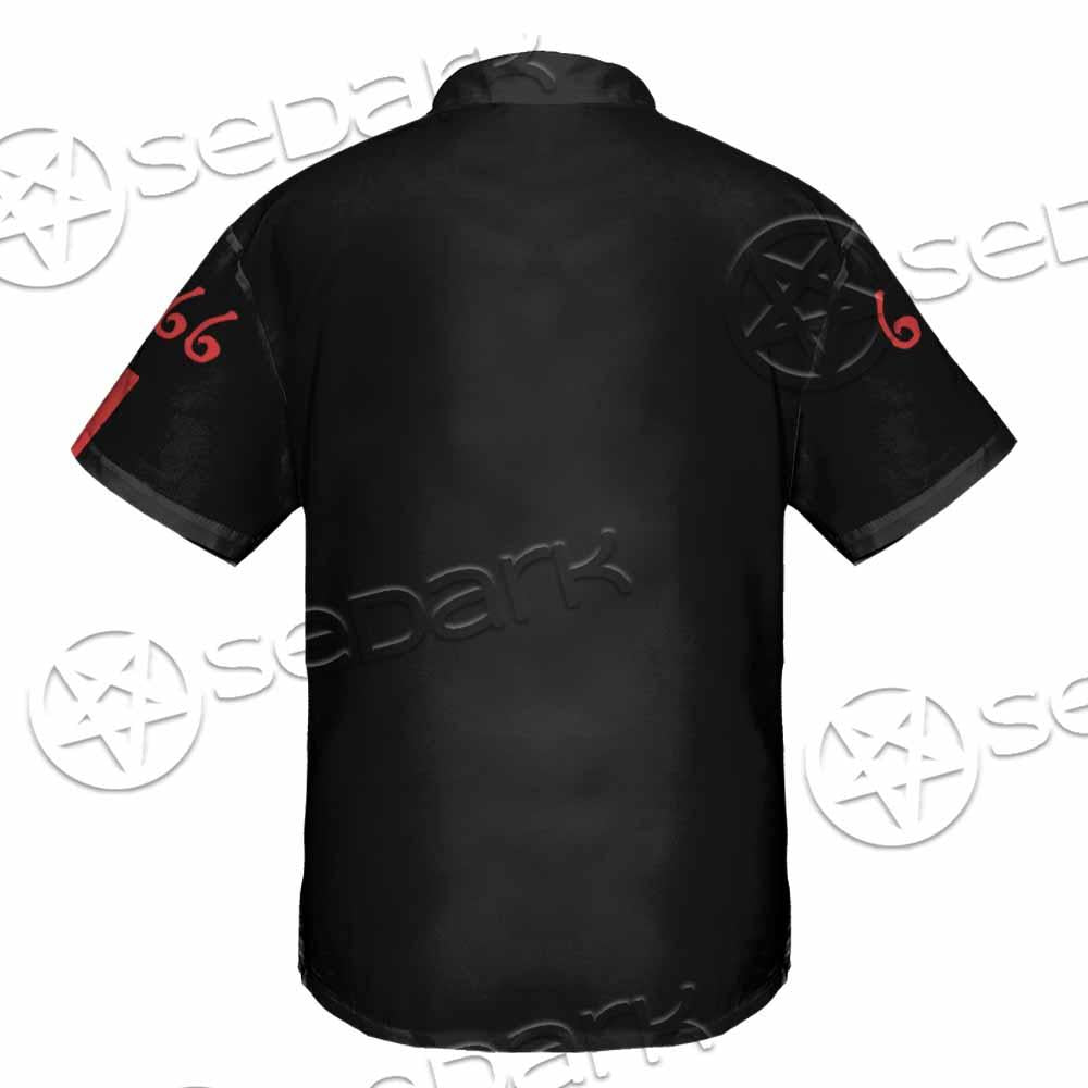Goat Head Red 666 SED-0792 Shirt Allover