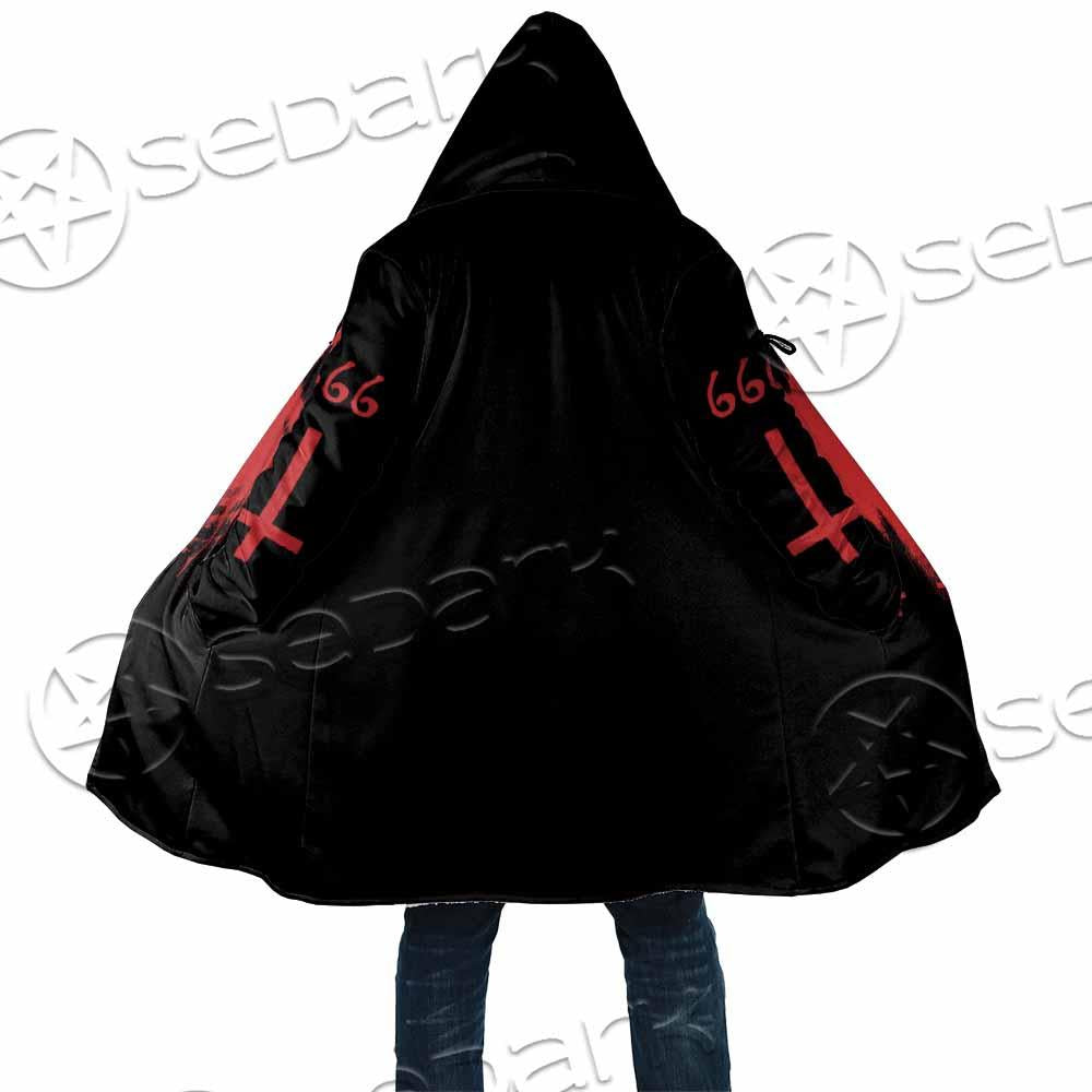 Goat Head Red 666 SED-0792 Cloak