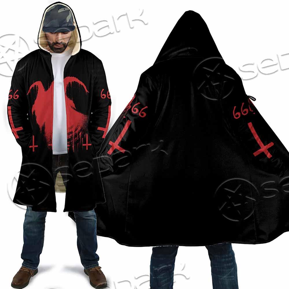 Goat Head Red 666 SED-0792 Cloak