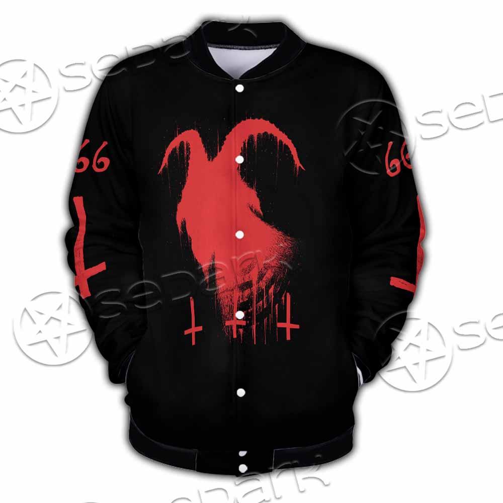 Goat Head Red 666 SED-0792 Button Jacket