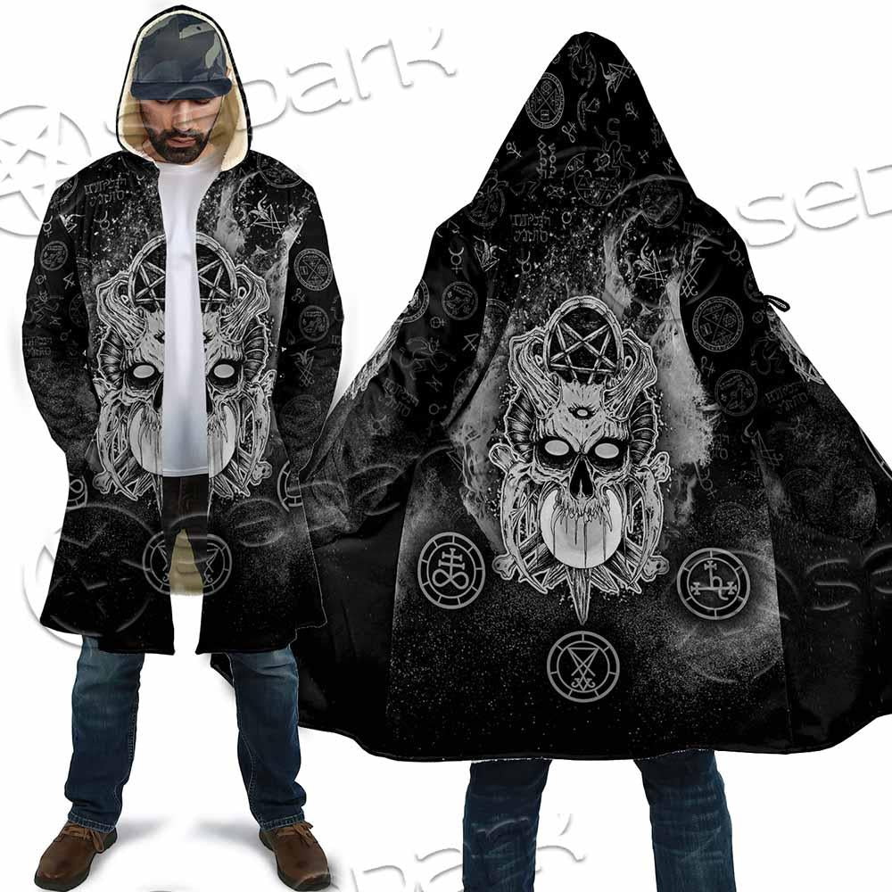 Skull Pentagram Scary SED-0803 Cloak
