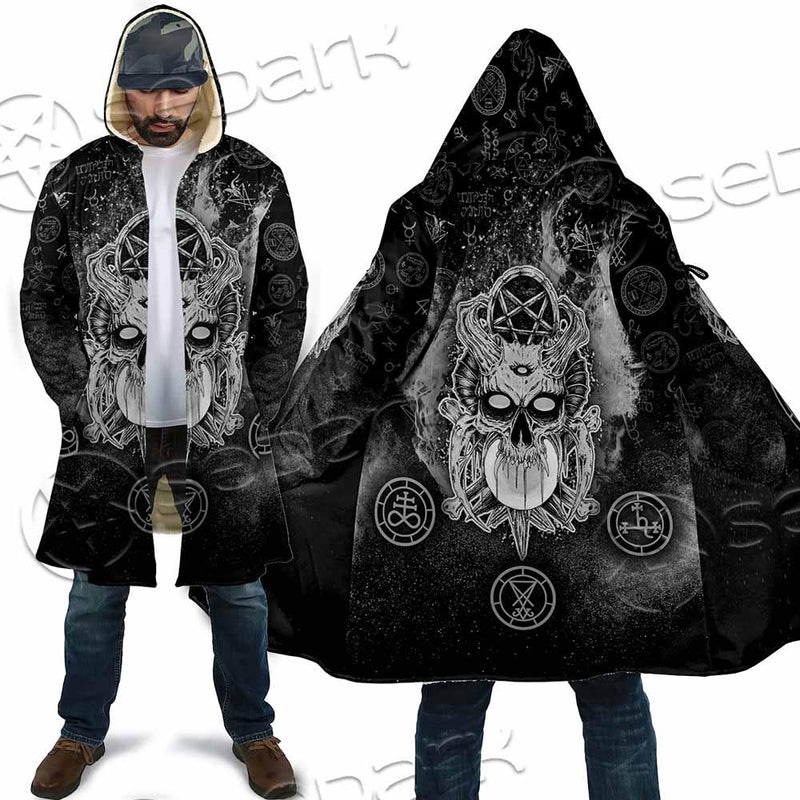 Skull Pentagram Scary SED-0803 Cloak