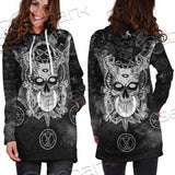 Skull Pentagram Scary SED-0803 Hoodie Dress
