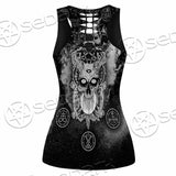 Skull Pentagram Scary SED-0803 Women Tank Top