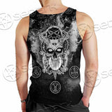 Skull Pentagram Scary SED-0803 Men Tank-tops