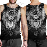 Skull Pentagram Scary SED-0803 Men Tank-tops